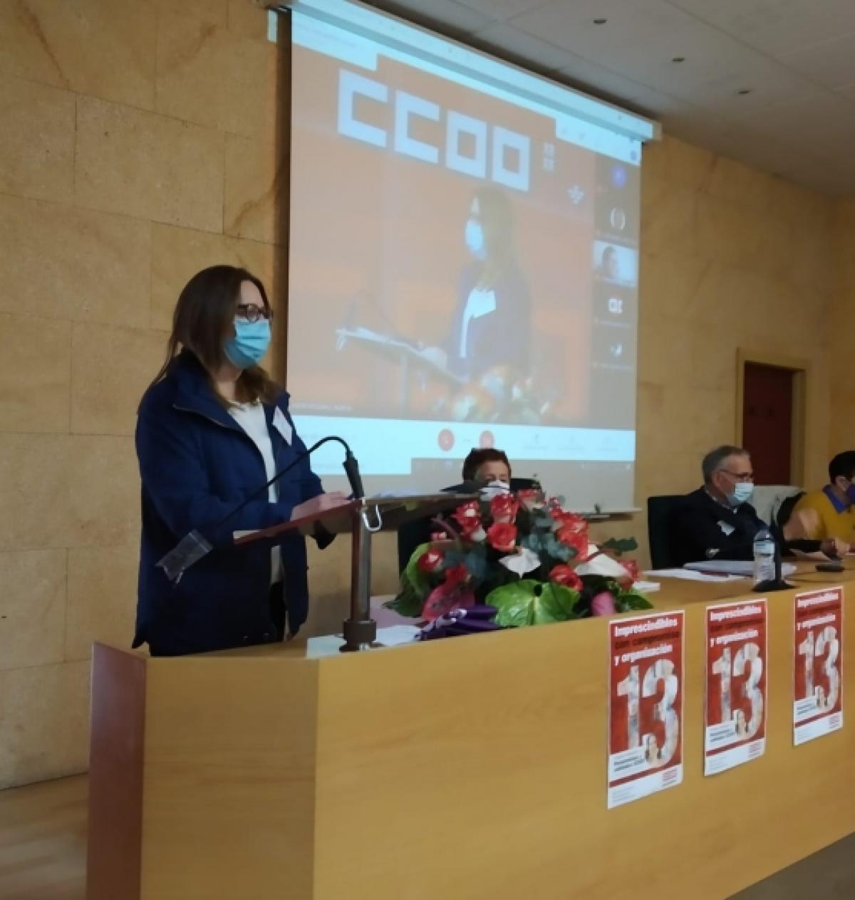 Ana Martnez, Secretaria de la Mujer de la Federacin Estatal de Pensionistas de CCOO