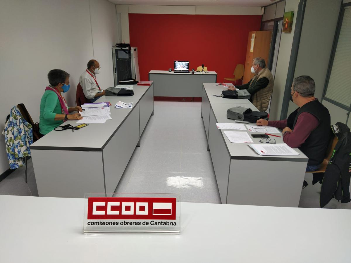 Una de las salas en las que han estado los Delegados y Delegadas del Congreso