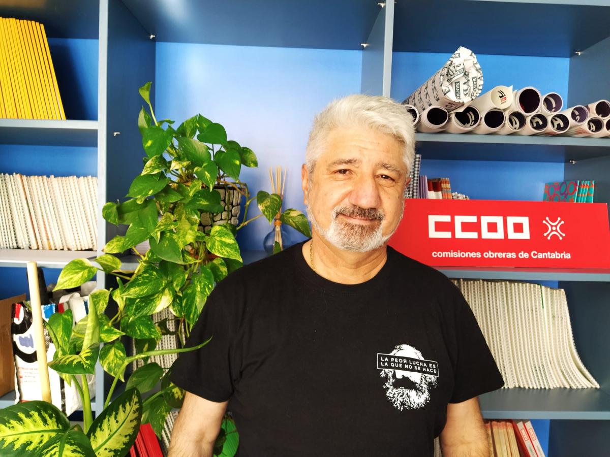 José Antonio Sánchez Gimeno, secretario general Pensionistas CCOO