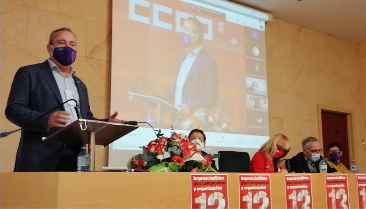 Santiago Navarro, Secretario General de CCOO de Murcia