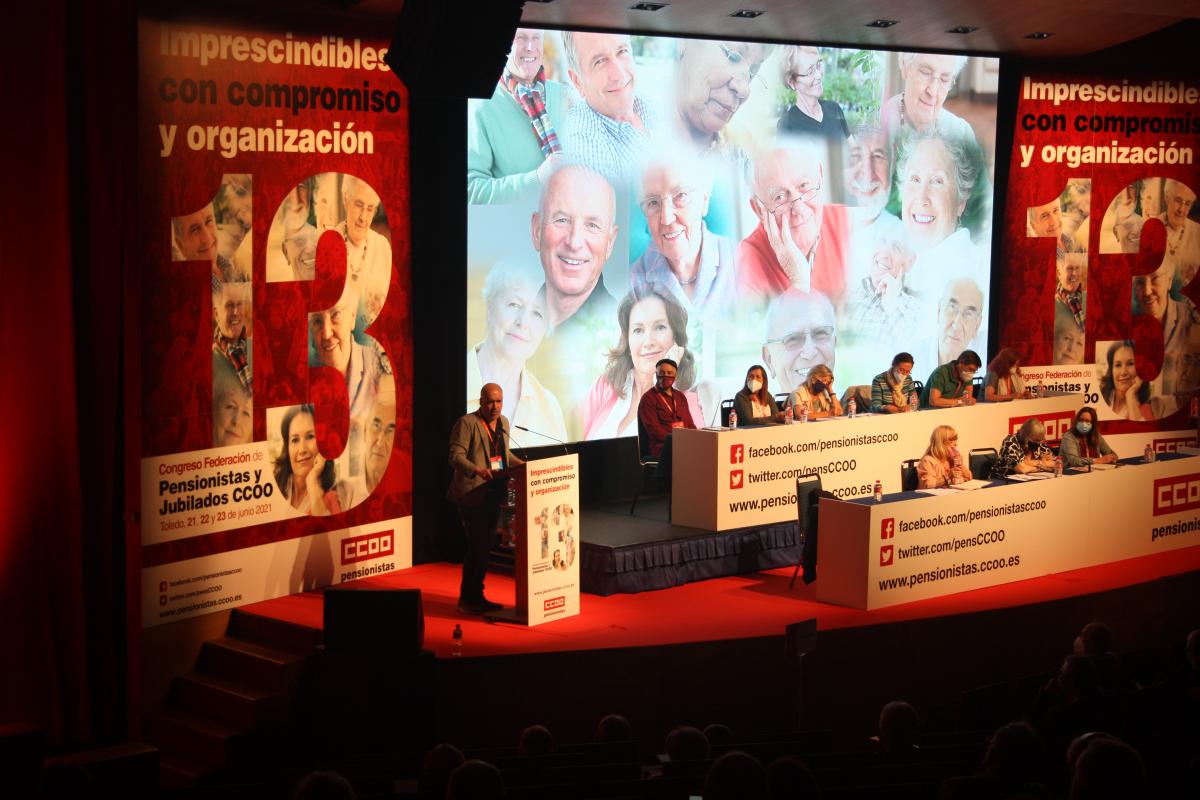 Acto Inaugural del 13 Congreso de la Federacin de Pensionistas de CCOO