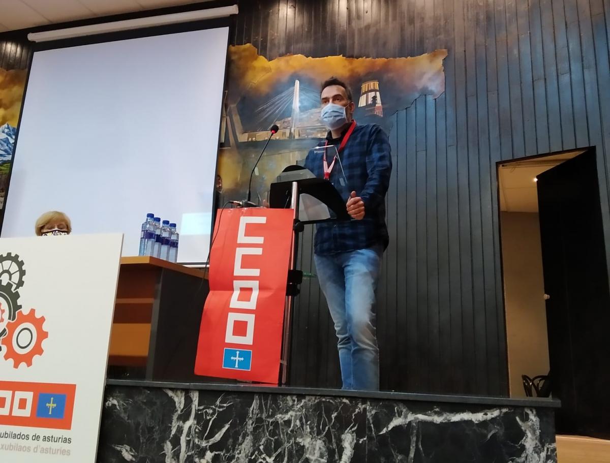 Jos Manuel Zapico, Secretario General de CCOO-Asturias