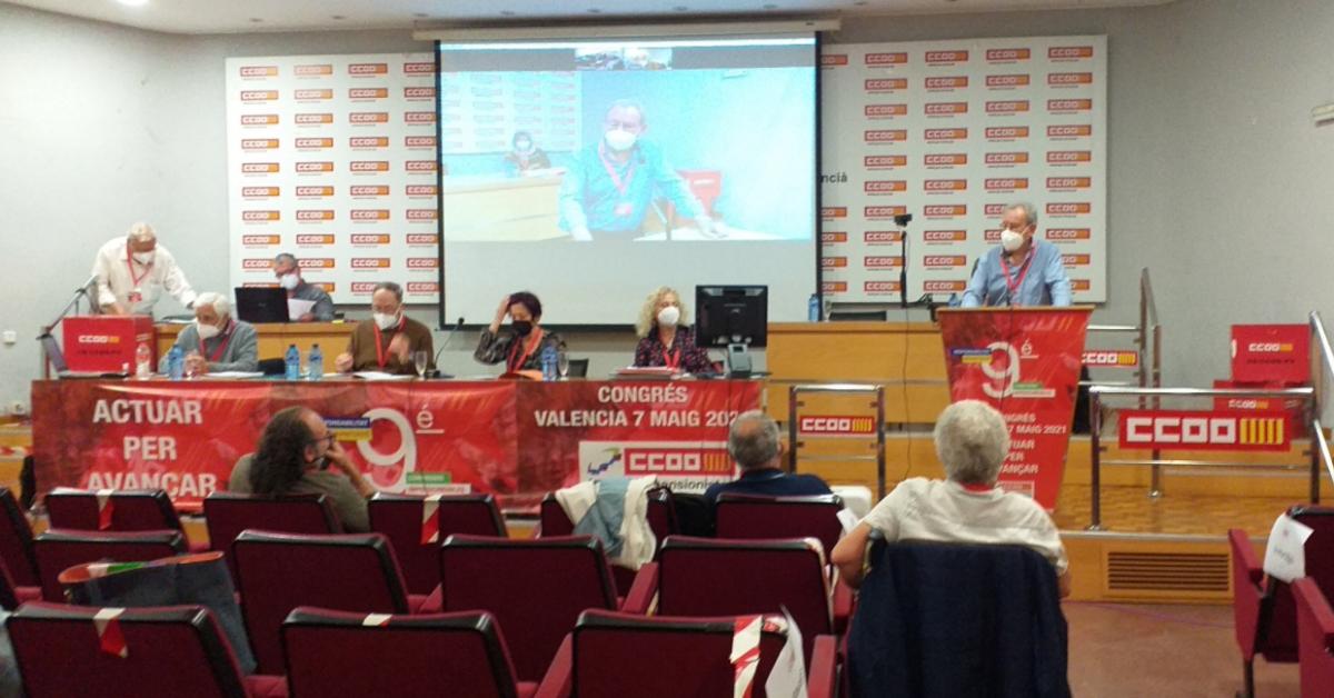 El secretario general de CCOO PV, Juan Cruz