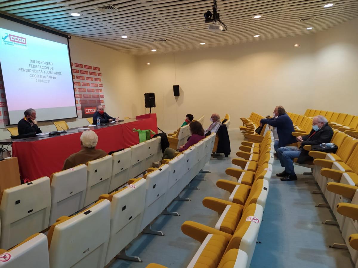 12 Congreso de la Federacin de Pensionistas y Jubilados de CCOO de les Illes Balears