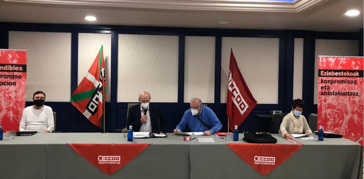 Congreso de la Federacin de Pensionistas y Jubilados de CCOO de Euskadi