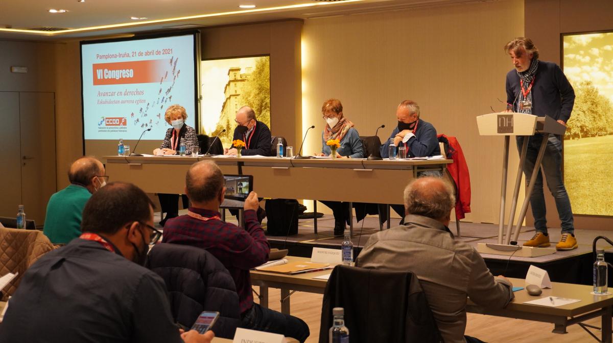 Intervencin de Chechu Rodrguez, S general de CCOO de Navarra